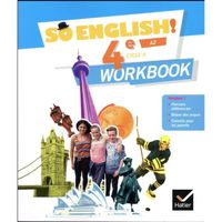 Livre - SO ENGLISH! ; anglais ; 4e ; workbook (édition 2017)