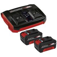 Einhell Power X-Change PXC-Starter-Kit 2x 4,0Ah & Twincharger Kit 4512112 Batterie pour outil et chargeur 18 V 4.0 Ah L
