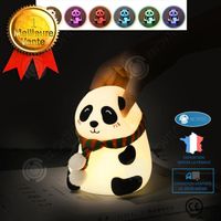INN Veilleuse  Cadeau enfants Télécommande  lumière de nuit  Panda Lumière de  mignon Cadeau Silicone cadeau de Noël