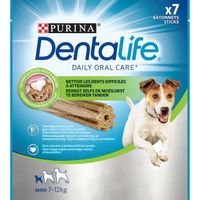 PURINA DENTALIFE Mini Bâtonnets à mâcher - Hygiène bucco-dentaire - Pour chien de petite taille - 115 g