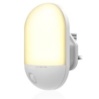 TD® Veilleuse LED,Techole Lampe Nuit Murale Automatique Plug-and-Play avec Capteur Crépusculaire, Veilleuse Enfant Eclairage pour