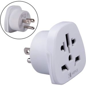 ADAPTATEUR DE VOYAGE Us Usa Américain, Japan Adapter Voyage Type B Plug To À Uk, Australia Australie, Eu Europe European, Canada, New Zealand, Hon[m1131]