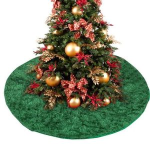 120 cm Blanc en Fausse Fourrure en Peluche Jupe pour la Base de larbre de No/ël Couvre la Couverture de Nouvel an Partie Maison d/écoration Naler Jupe darbre de No/ël