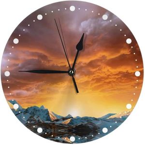 Details about   PENDULE MURALE HORLOGE montagnes nuage de brouillard 12 FORMES FR 3886 