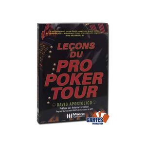 MALETTE POKER Livre Leçons du Pro Poker Tour - David Apostolico 