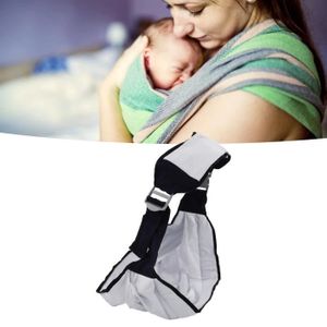 PORTE BÉBÉ Drfeify travail sur une épaule Sangle ergonomique pour bébé, une épaule, câlin avant, charge de 20KG, câlin puericulture tete Gris
