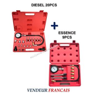 OC-PRO COMPRESSIOMETRE pour Moteur Essence en Coffret