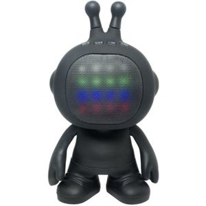 MP3 ENFANT Enceinte TWS/Stéréo Robot LED, finition rubber - L