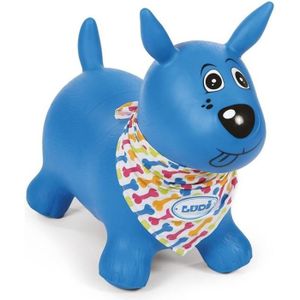BALLON - BÂTON SAUTEUR Ballon sauteur chien bleu LUDI - pour enfant dès 1