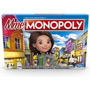 JEU SOCIÉTÉ - PLATEAU Jeu de société Mme Monopoly - Version française - 