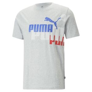 T-SHIRT T-shirt Gris Homme Puma Power