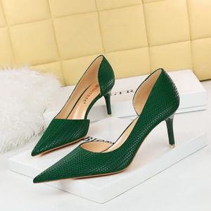 Escarpin vert foncé shop