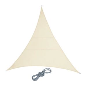 VOILE D'OMBRAGE Voile d'ombrage triangle PES beige - 10037843-985