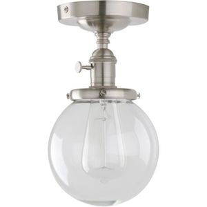 PLAFONNIER Edison E27 Plafonnier Globe Boule Verre Abat-Jour Lampe Rétro Industrial Éclairage De Plafond[W3770]