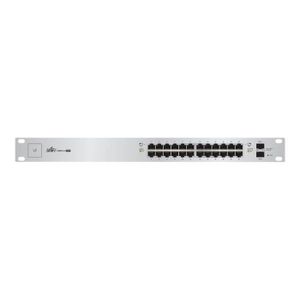 SWITCH - HUB ETHERNET  Ubiquiti UniFi Switch US-24-250W - Commutateur - Géré - 24 x 10-100-1000 (PoE+) + 2 x Gigabit SFP - Montable sur rack - PoE+