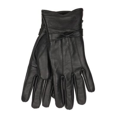 Gants D'hiver Urban Classics - Nylon Et Sherpa - Noir/Blanc Cassé - Unisexe Adulte - Neuf étiqueté