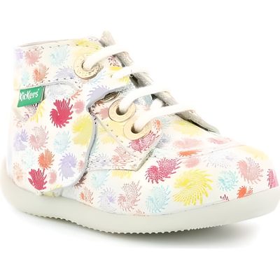 Bottillon Fille Kickers Bonzip Cuir Multicolore Printemps Ete Multicolore Cdiscount Chaussures