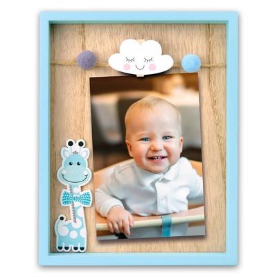 Cadre photo enfant Baby Bear 13x18- Rose ou bleu