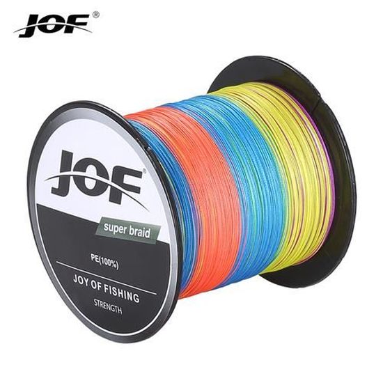 Multi-1000M 50LB--JOF — Fil de pêche Multifilament tressé, accessoires de pêche PE, 4 brins, carpe japonais, - Cdiscount Sport