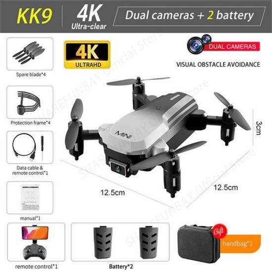 Caméra double 4K 1B - S95 Mini Drone Hélicoptère RC pour Enfants, 4K HD, Caméra Touriste Caméra double 4K 1B - S95 Mini Drone Hélicoptère RC pour Enfants, 4K HD, Caméra Touriste