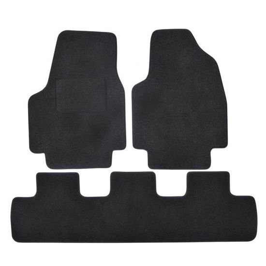 J&J AUTOMOTIVE Tapis De Sol Velours Noir Sur Mesure Pour Peugeot 405 1987-1997 - Antidérapants Et Renforcés