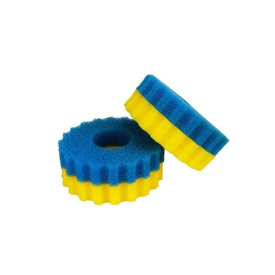 Éponges De Filtration Pour Aquarium – Lot De 2, Mousse Noire Et Bleue, Coupables à La Taille, Pour Un Entretien Facile Et Une Eau Cristalline