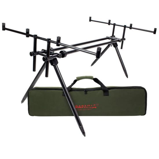 Support Canne à Pêche Rod Pod bank sticks de 4 cannes carpe poisson ...