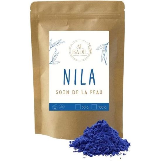 TEMA Poudre De Nila Bleu Maroc Original - Pigment Pour Les cheveux