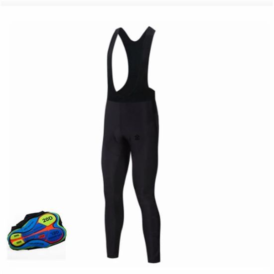Pantalon De Cyclisme Homme Avec Bretelles - Tissu Stretch Brillant - Coussin Intégré - Neuf Avec étiquettes
