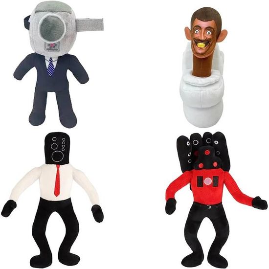 Skibidi Toilet Toy Plush,Cameraman Plush,Speakerman Plush.Fun and Whimsical  Trio: Cameraman Plush, Skibidi Toilet Toy Plush - Cdiscount Jeux - Jouets