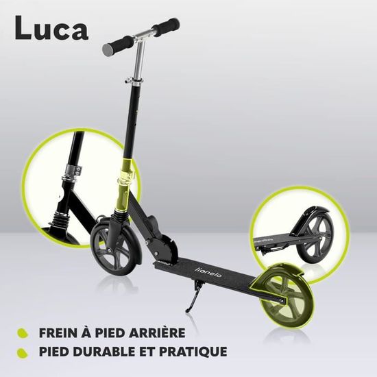 FOXSPORT Klapproller Für Erwachsene - Höhenverstellbarer City Scooter Mit 200mm Rädern