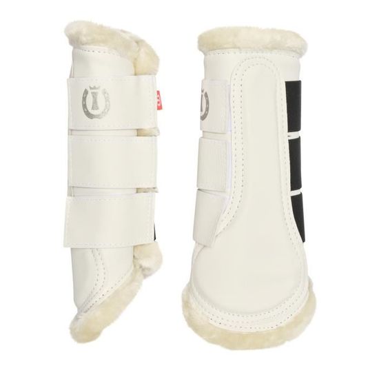 Guêtres De Dressage En Polaire KERBL - Taille Full Avant, Marron - 32x30.5 Cm - Protection Articulations Cheval - 9