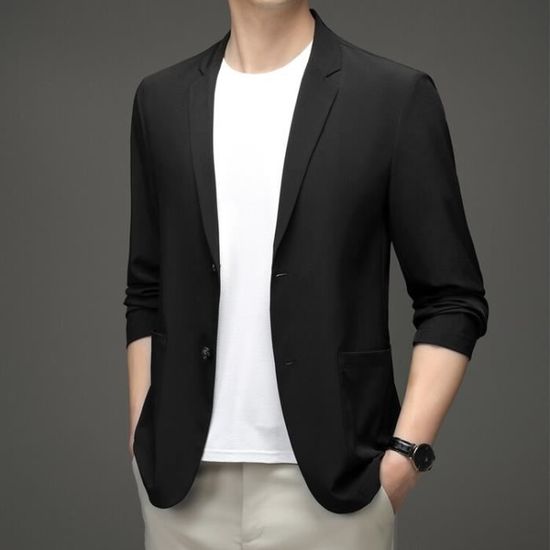 Blazer Velours Garçon LOTMART - Veste Costume Cachemire Doublure - Style Chic 6M-15 Ans + Cadeau Stylo