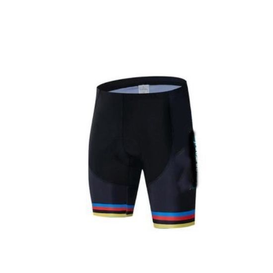 Short De Cyclisme Homme Compression Sponeed - Rembourré 4D, Zip Cheville - Pour VTT, Vélo Route