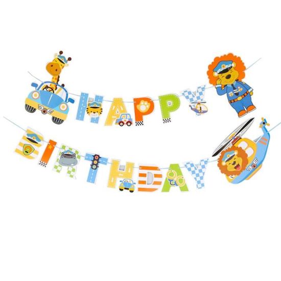 6 M Joyeux Anniversaire Plastique Bunting Banniere Guirlande Fete Decoration Maison Ml