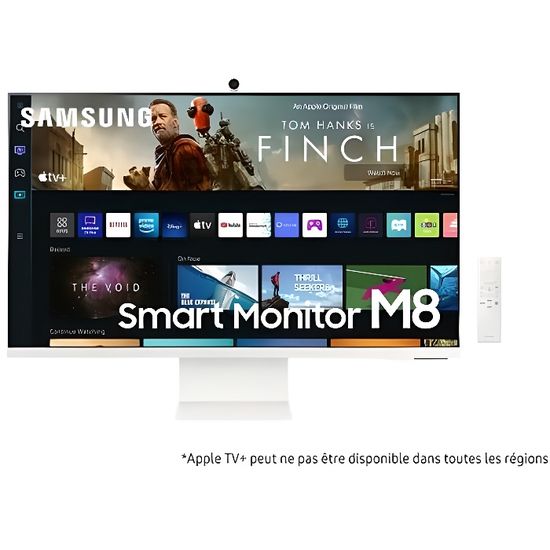 Samsung Ecran PC  Smart Monitor M8 32 4K UHD Blanc - 8806094093766