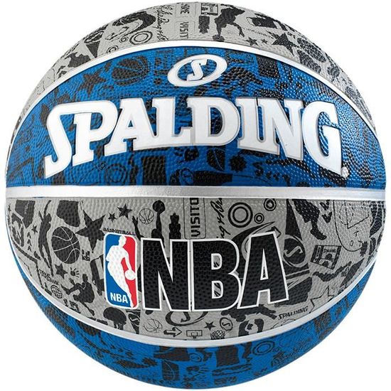 Ballon de basket-ball extérieur Spalding graffiti