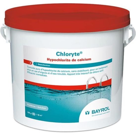 BAYROL Chloryte 5 kg - Chlore Non stabilisé - granulés purs d ...