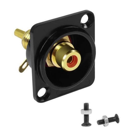 Lot De 4 Prises RCA Femelle Pour PCB - Connecteur Audio/vidéo, Montage Panneau, Par Uxcell