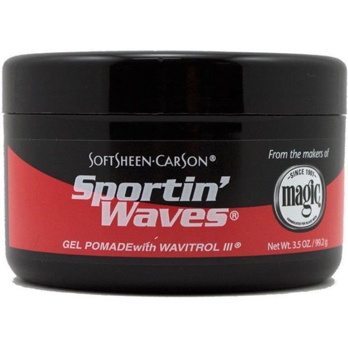 Gel Pommade Sportin Waves Noir
