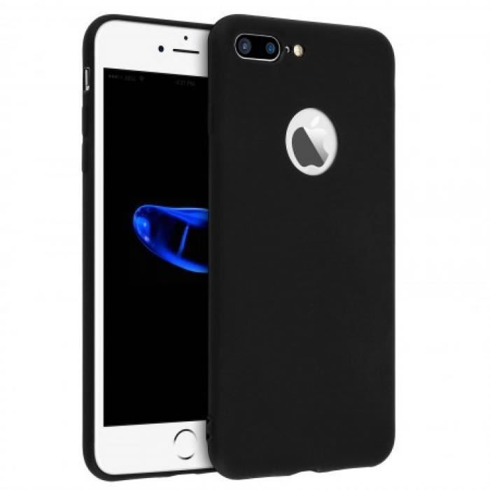 Coque Silicone souple Noir pour iPhone 7