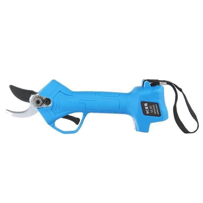 Sécateur électrique Sans Fil élagueur Coupe Branche Rechargeable 25mm 16.8 V Batterie PRISE EU