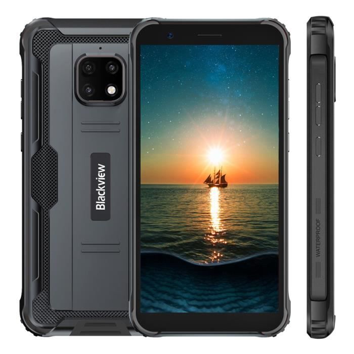 Smartphone Robuste Blackview BV4900 Pro IP68 étanche 5,7- Écran 64 Go 5580mAh Téléphone 4G 13MP Double SIM - Noir
