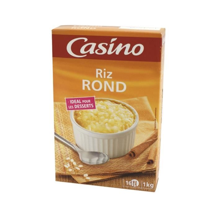 CASINO Riz rond idéal pour les desserts - 1 kg