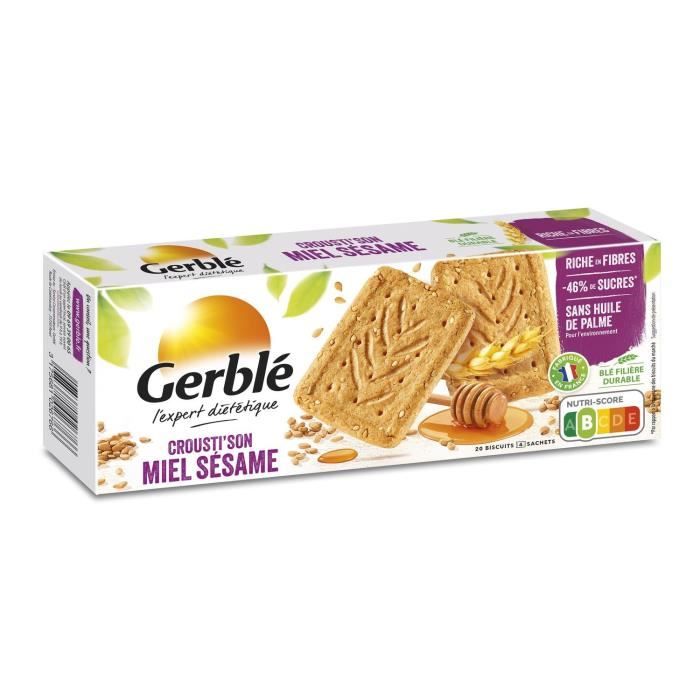 Biscuits au miel et sésame 200 g Gerblé