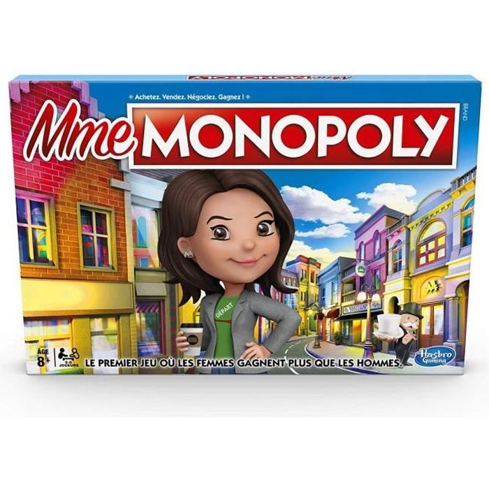 Mme Monopoly - Jeu de societe - Jeu de plateau - Version française 6718
