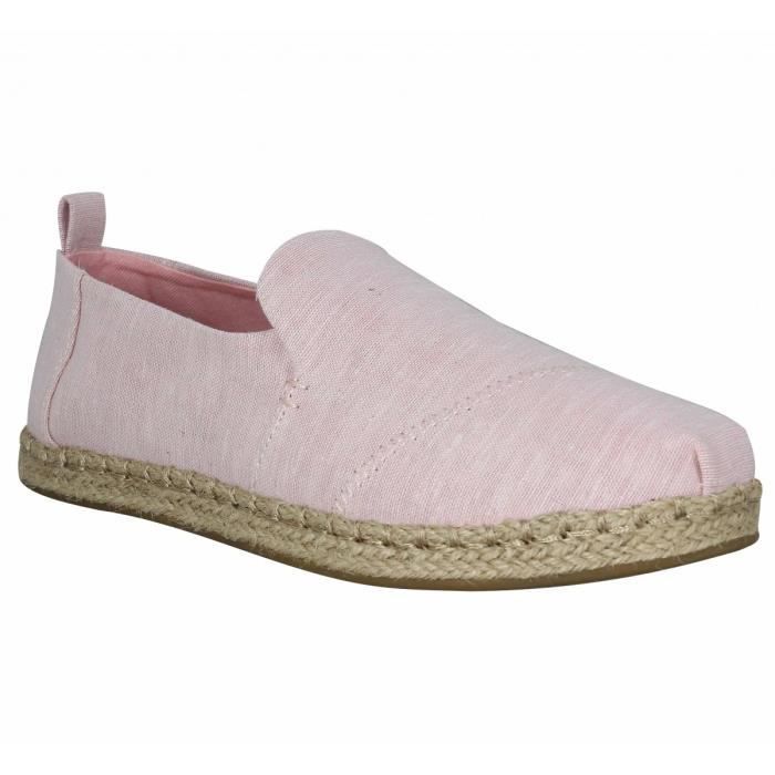 Espadrilles TOMS Deconstructed Alpargata Rope toile Femme-37-Rose