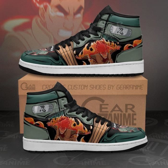 Baskets Mode Course Might Guy Power Naruto Chaussures de course pour Homme Femme