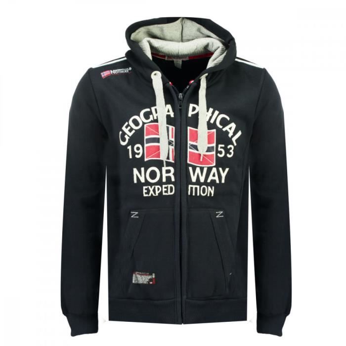 GEOGRAPHICAL NORWAY Sweat FLAG Bleu marine - Homme