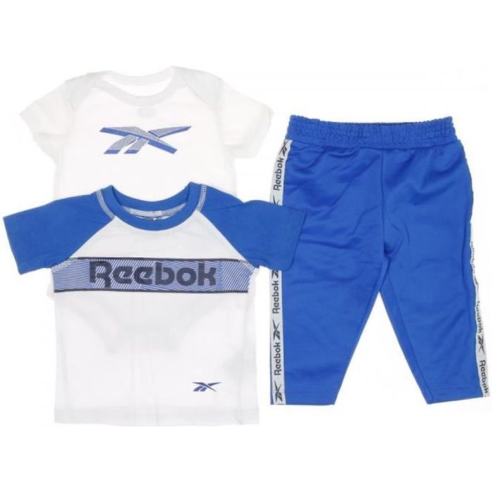 Ensemble Blanc/Bleu Bébé Reebok B02953
